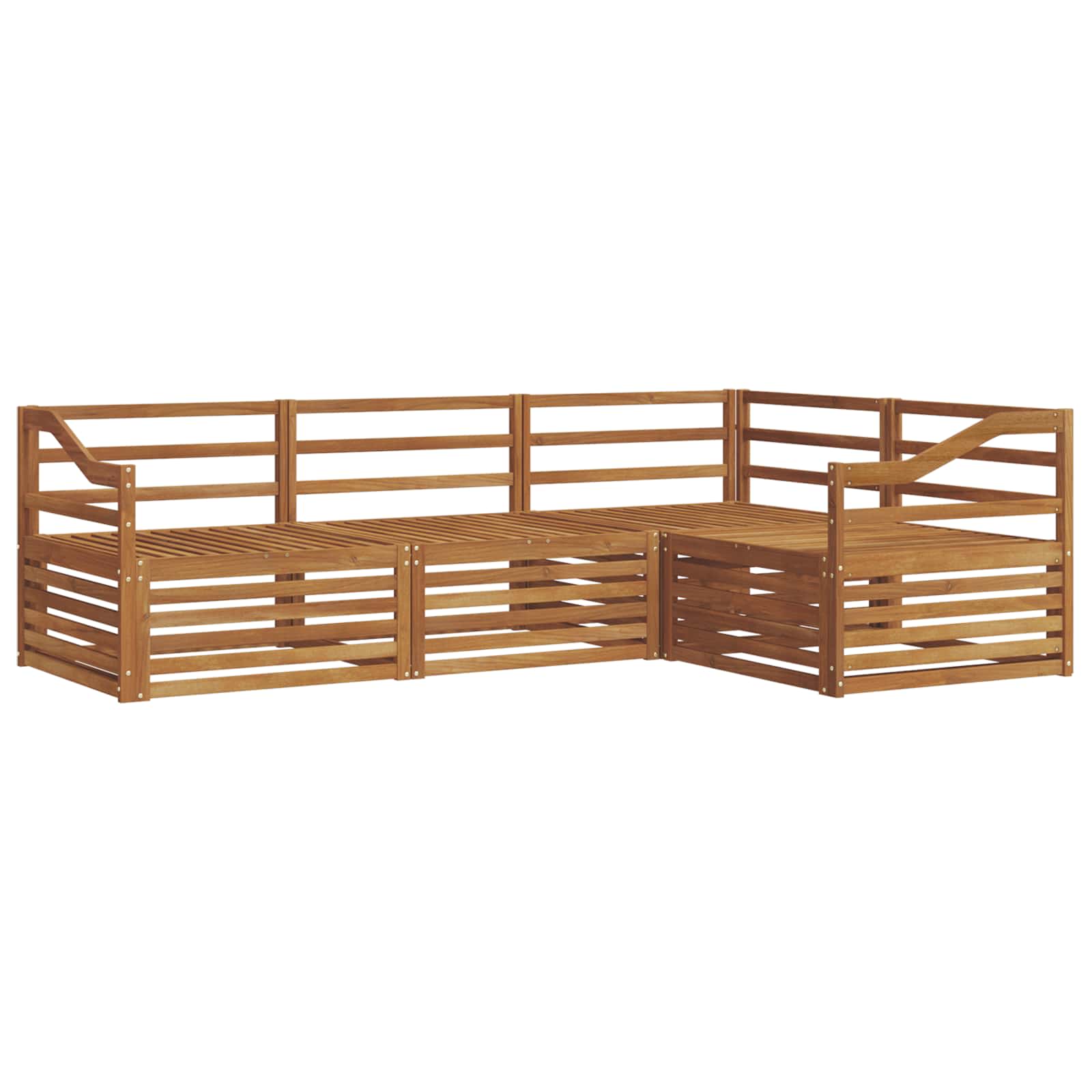 Ensemble de canapés d'extérieur 4 pcs Naturel - XIOS
