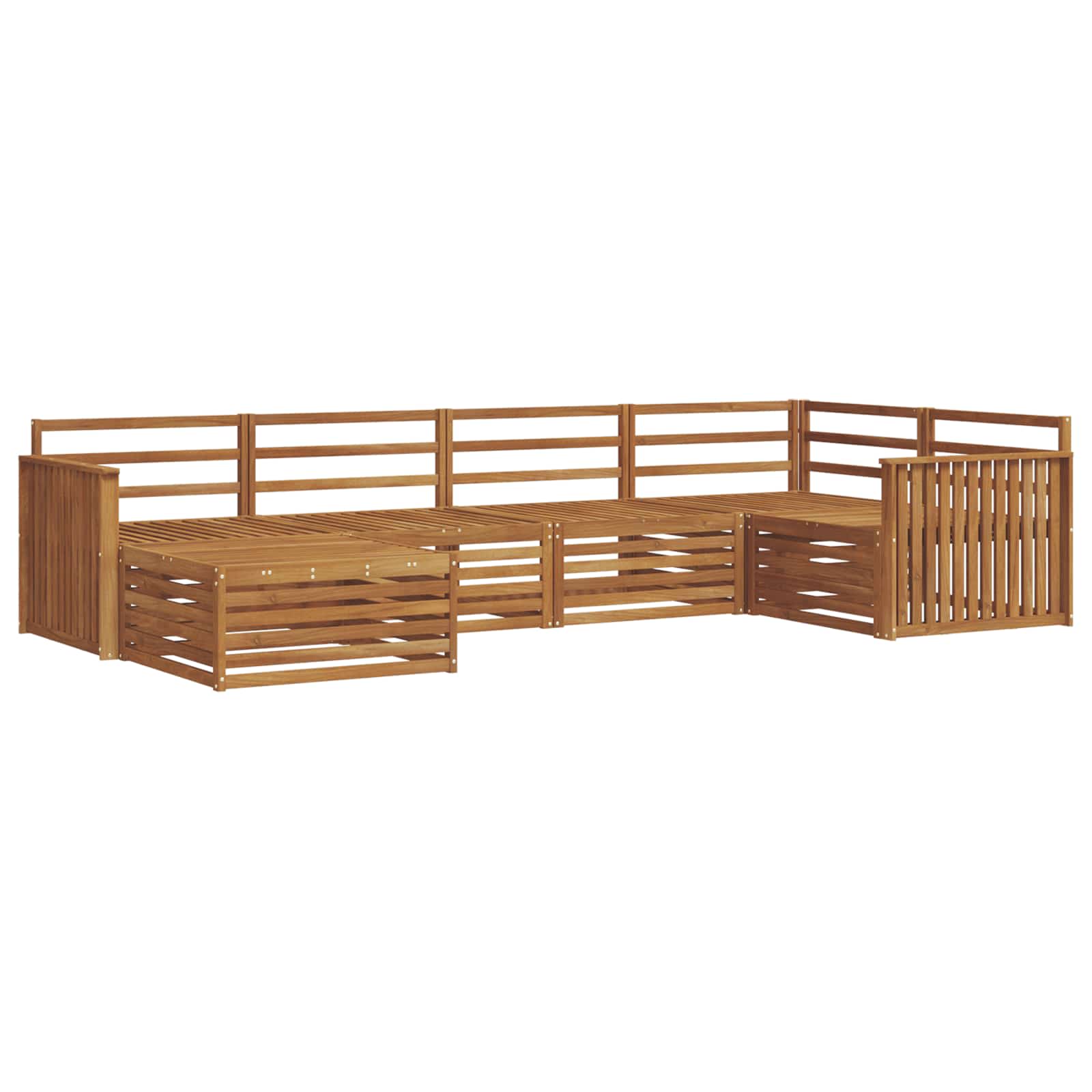 Ensemble de canapés d'extérieur 6 pcs Naturel - XIOS