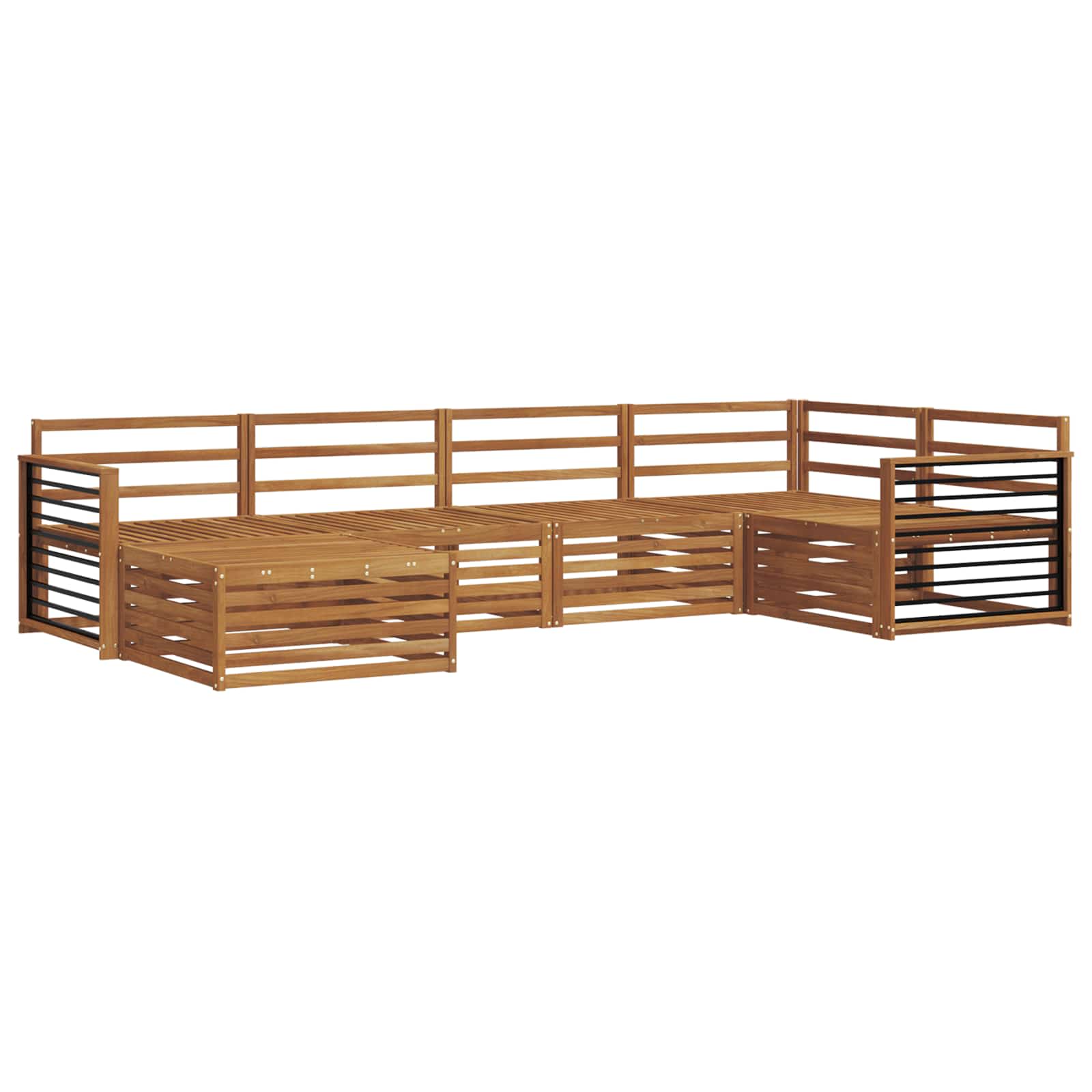 Ensemble de canapés d'extérieur 6 pcs Naturel - XIOS