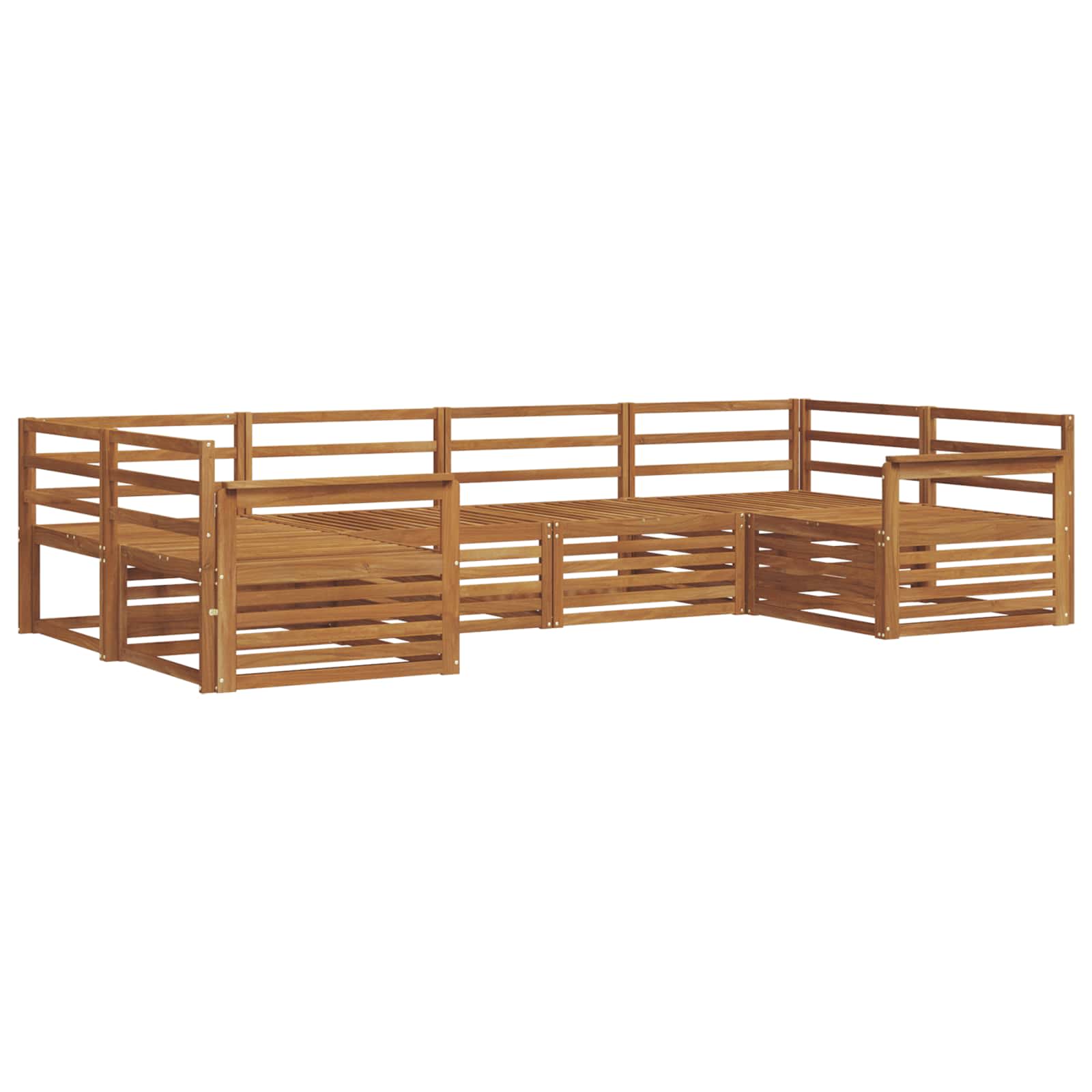 Ensemble de canapés d'extérieur 6 pcs Naturel - XIOS