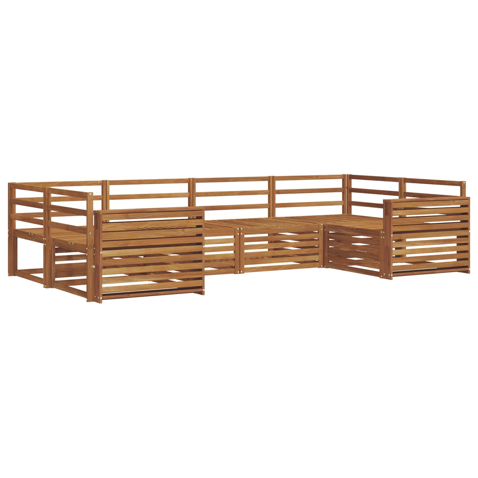 Ensemble de canapés d'extérieur 6 pcs Naturel - XIOS