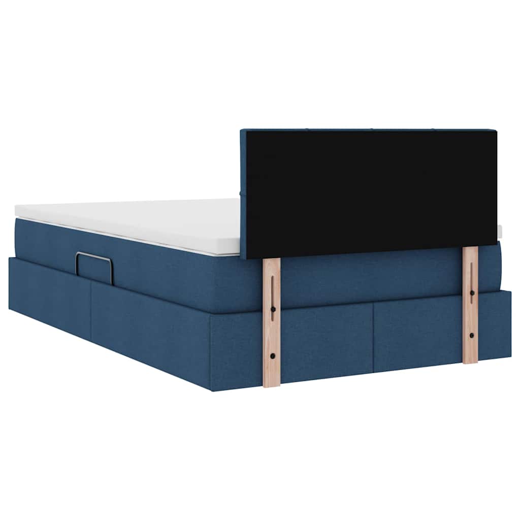 Lit avec rangement et matelas avec matelas Bleu 120 x 200 cm - XIOS
