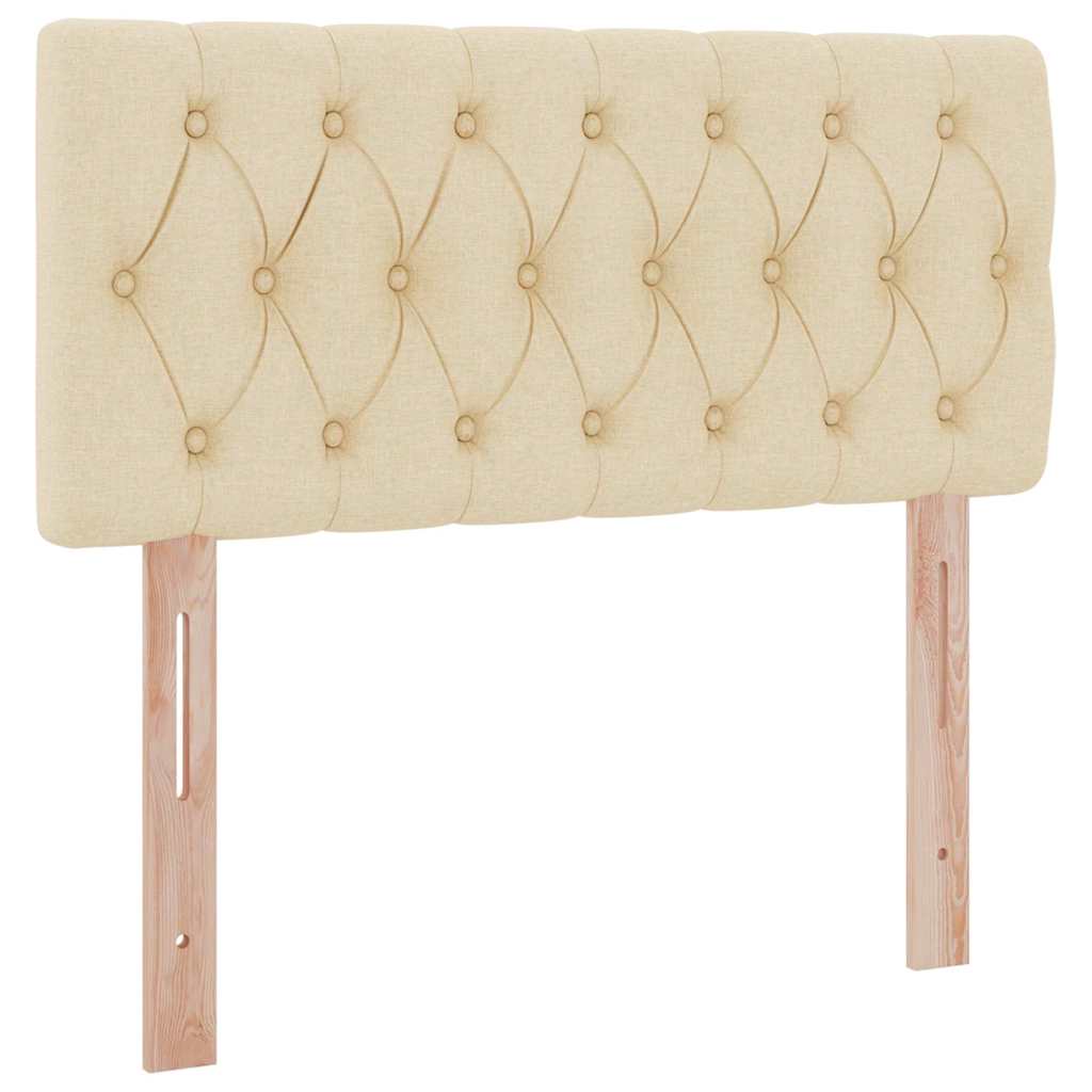 Lit avec rangement et matelas avec matelas Crème 90 x 190 cm - XIOS