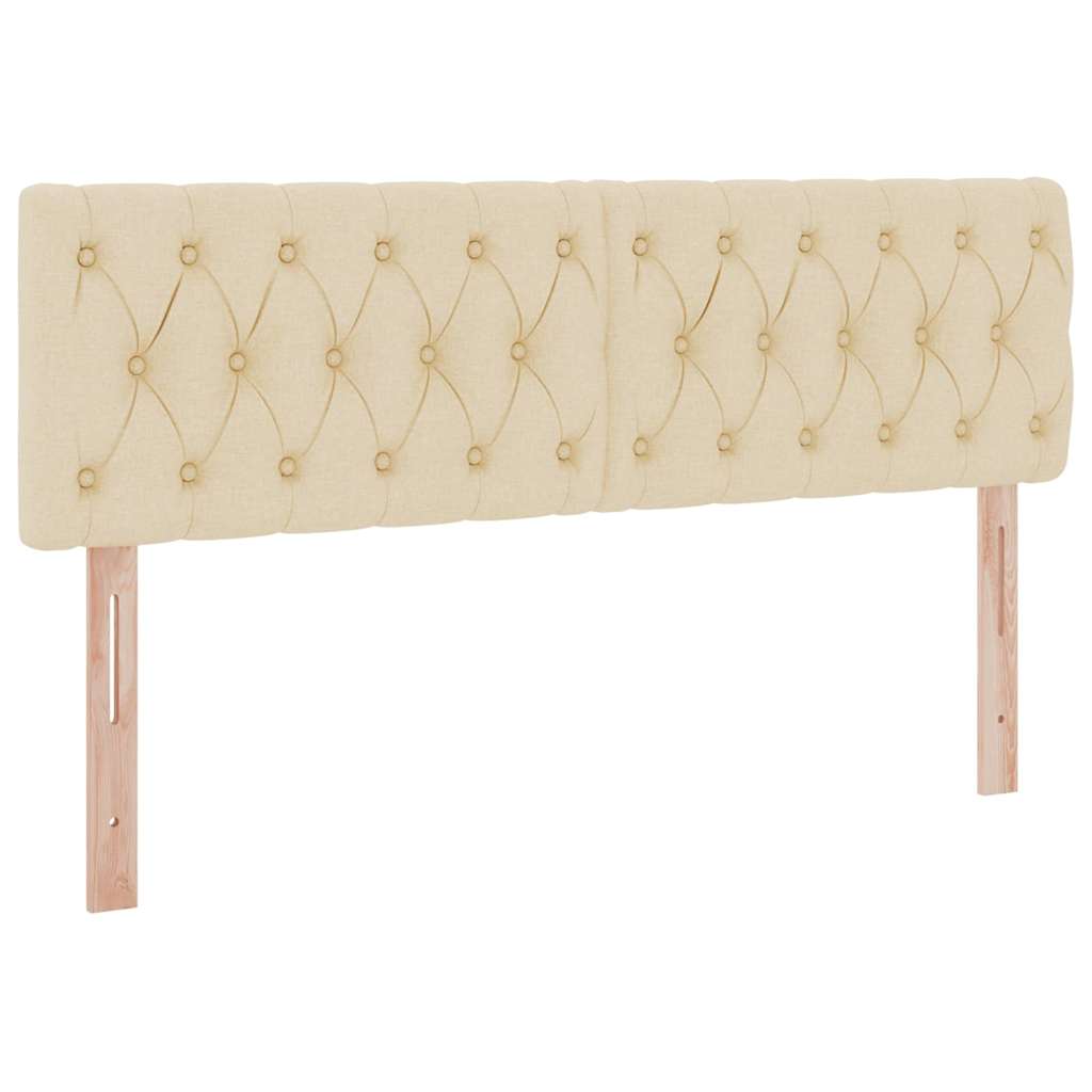 Lit avec rangement et matelas avec matelas Crème 140 x 190 cm - XIOS
