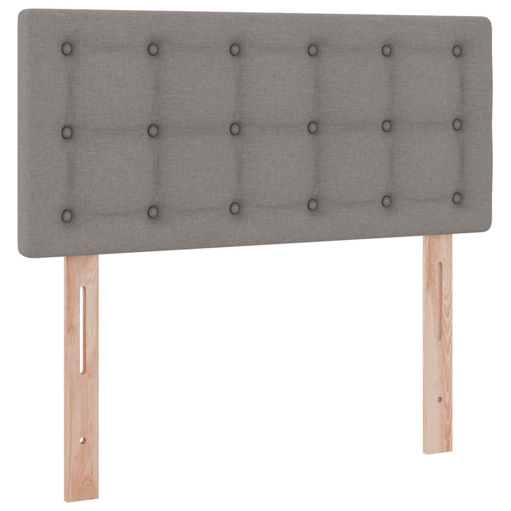 Lit avec rangement et matelas avec matelas Taupe 90 x 200 cm - XIOS