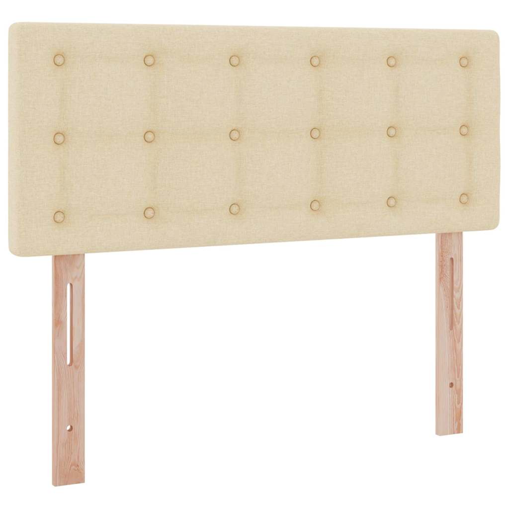Lit avec rangement et matelas avec matelas Crème 120 x 200 cm - XIOS