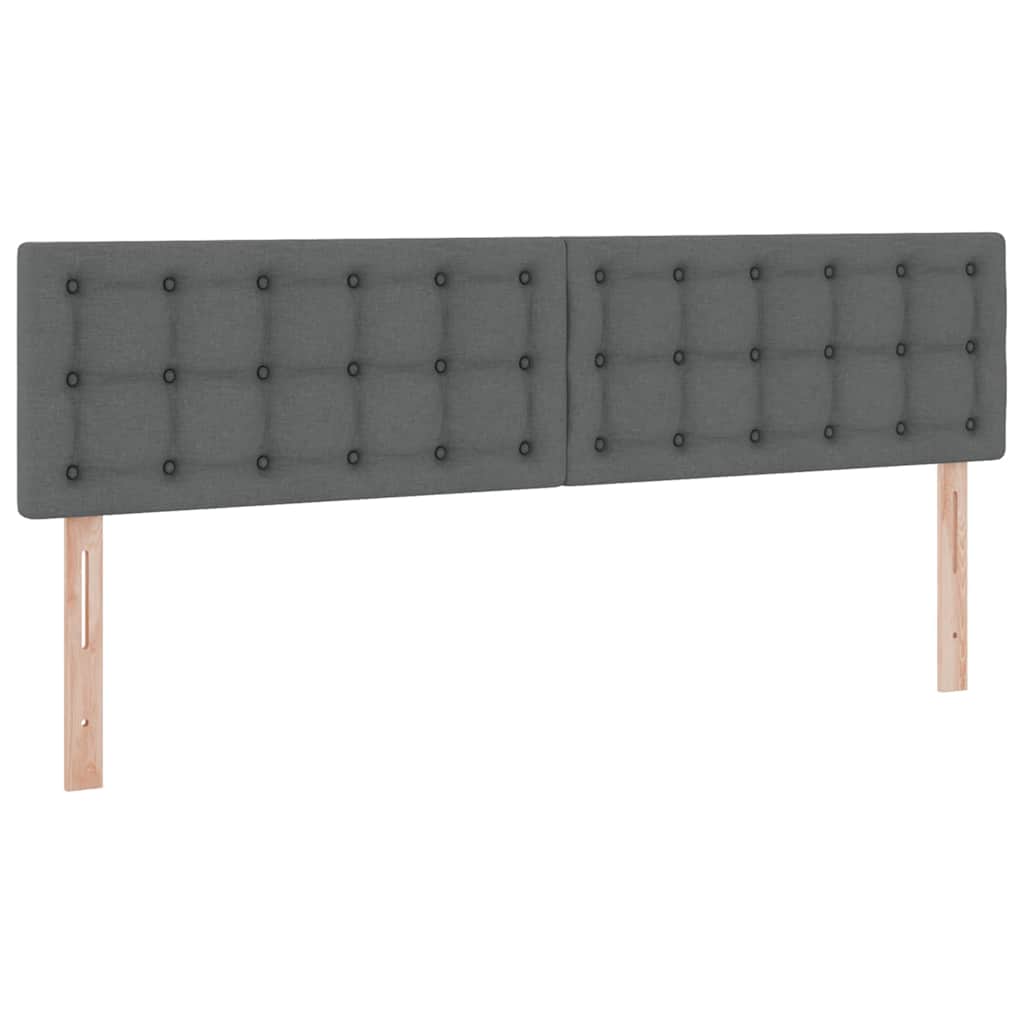 Lit avec rangement et matelas Gris foncé 160 x 200 cm - XIOS