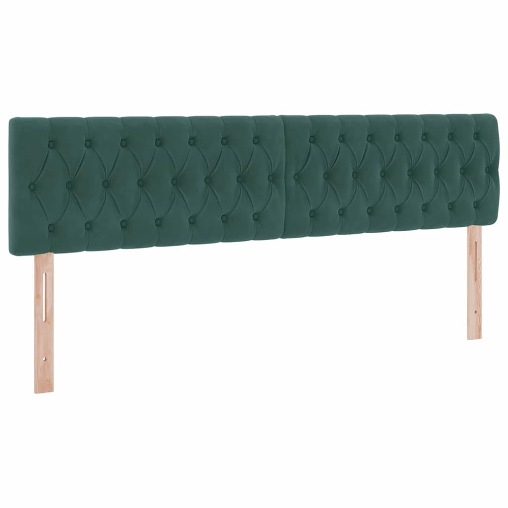Lit de Rangement avec matelas Vert foncé 180 x 200 cm Velours - XIOS