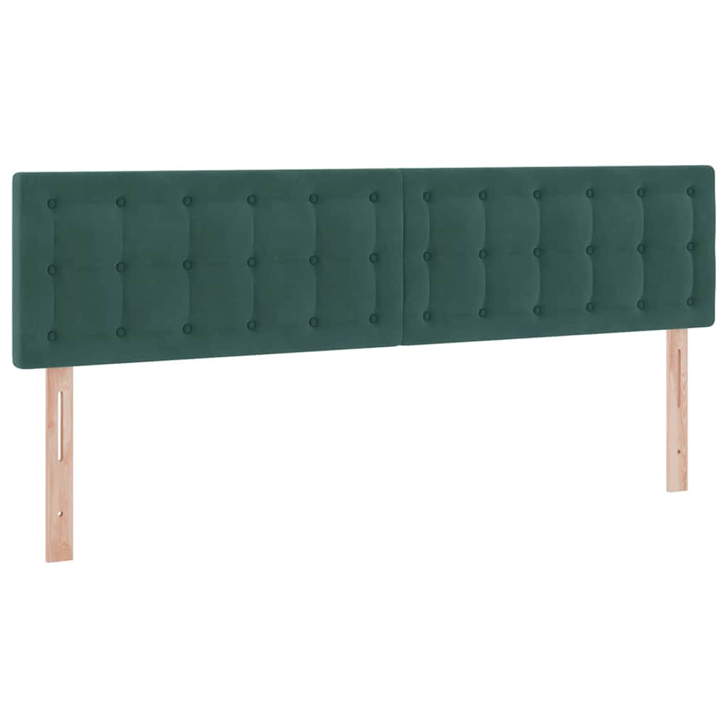 Lit de Rangement avec matelas Vert foncé 180 x 200 cm Velours - XIOS