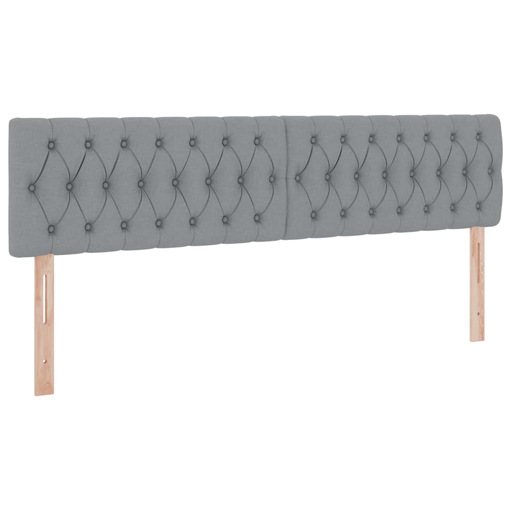 Lit de Rangement Gris clair 200 x 200 cm Cuir synthétique - XIOS