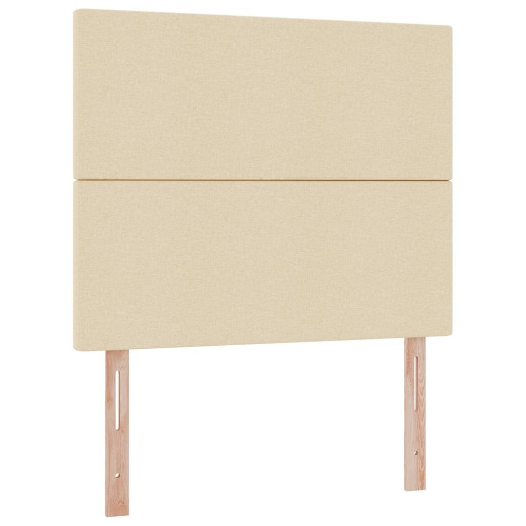 Lit avec rangement et matelas Crème 120 x 200 cm Polyester - XIOS