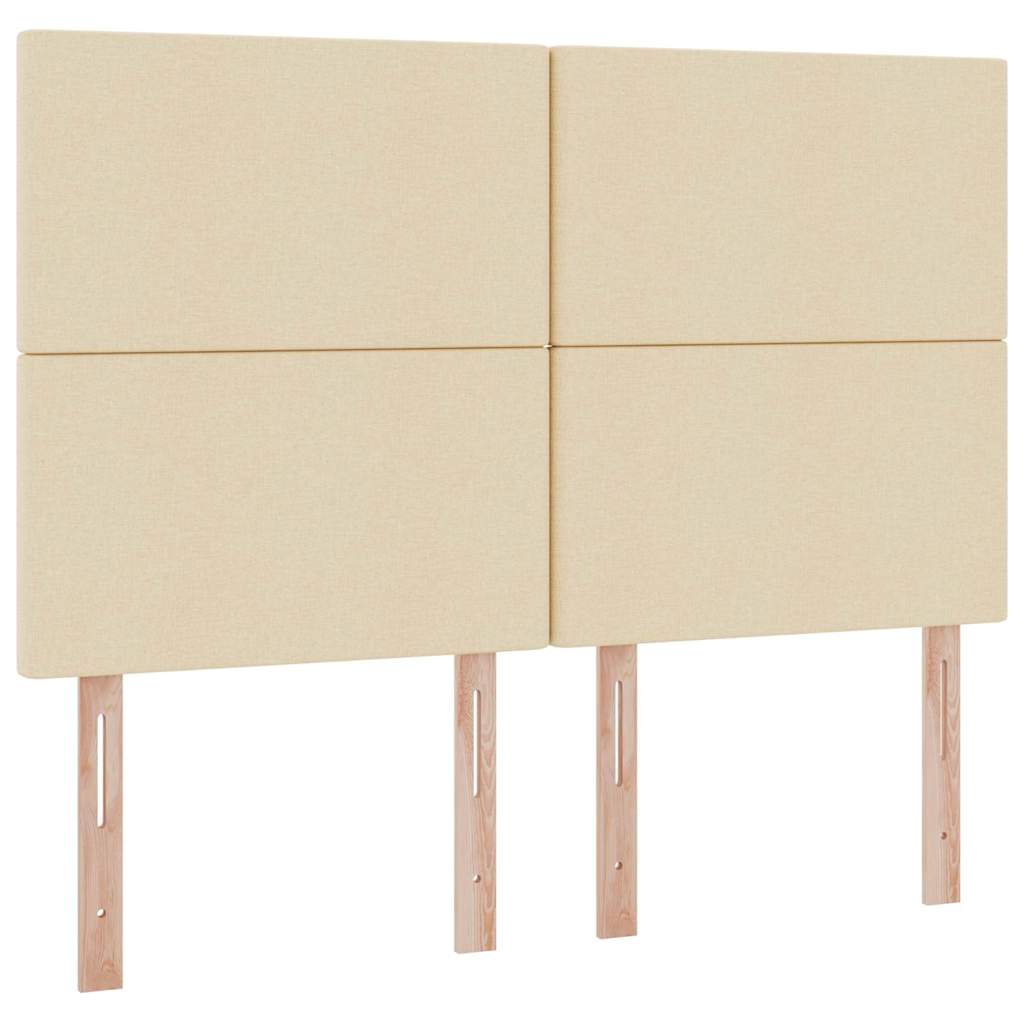 Lit avec rangement et matelas Crème 140 x 190 cm Polyester - XIOS