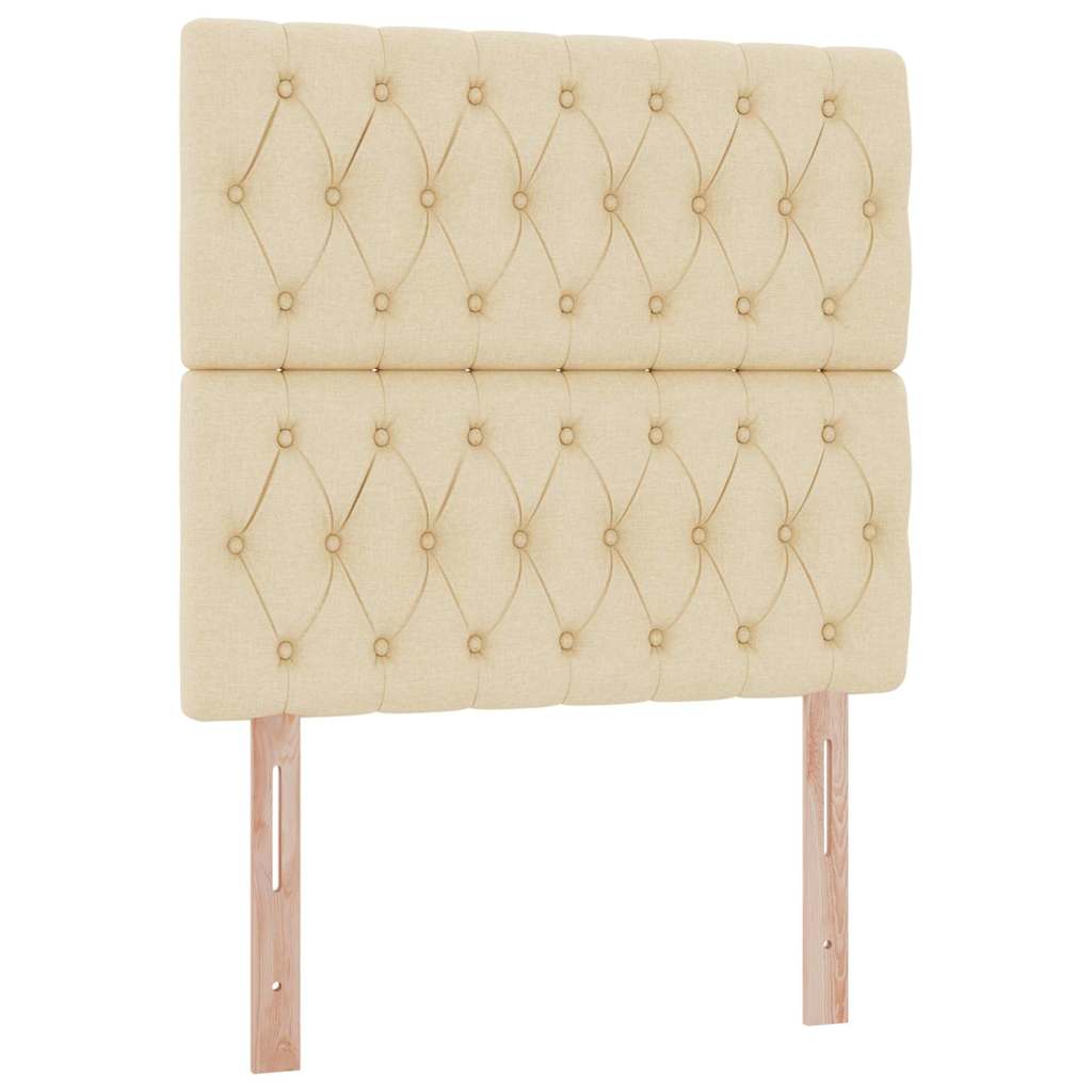 Lit avec rangement et matelas Crème 90 x 200 cm Polyester - XIOS