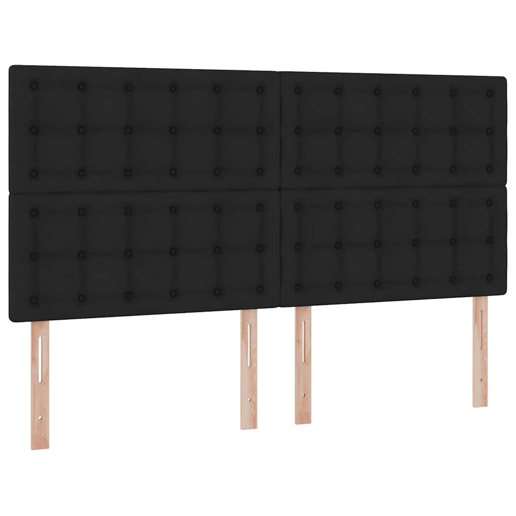Lit avec rangement et matelas Noir 160 x 200 cm Polyester - XIOS