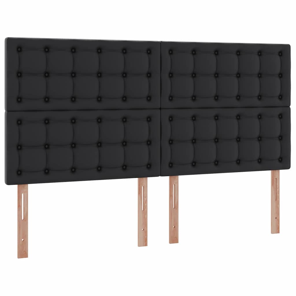 Lit avec rangement et matelas avec matelas Noir 200 x 200 cm - XIOS