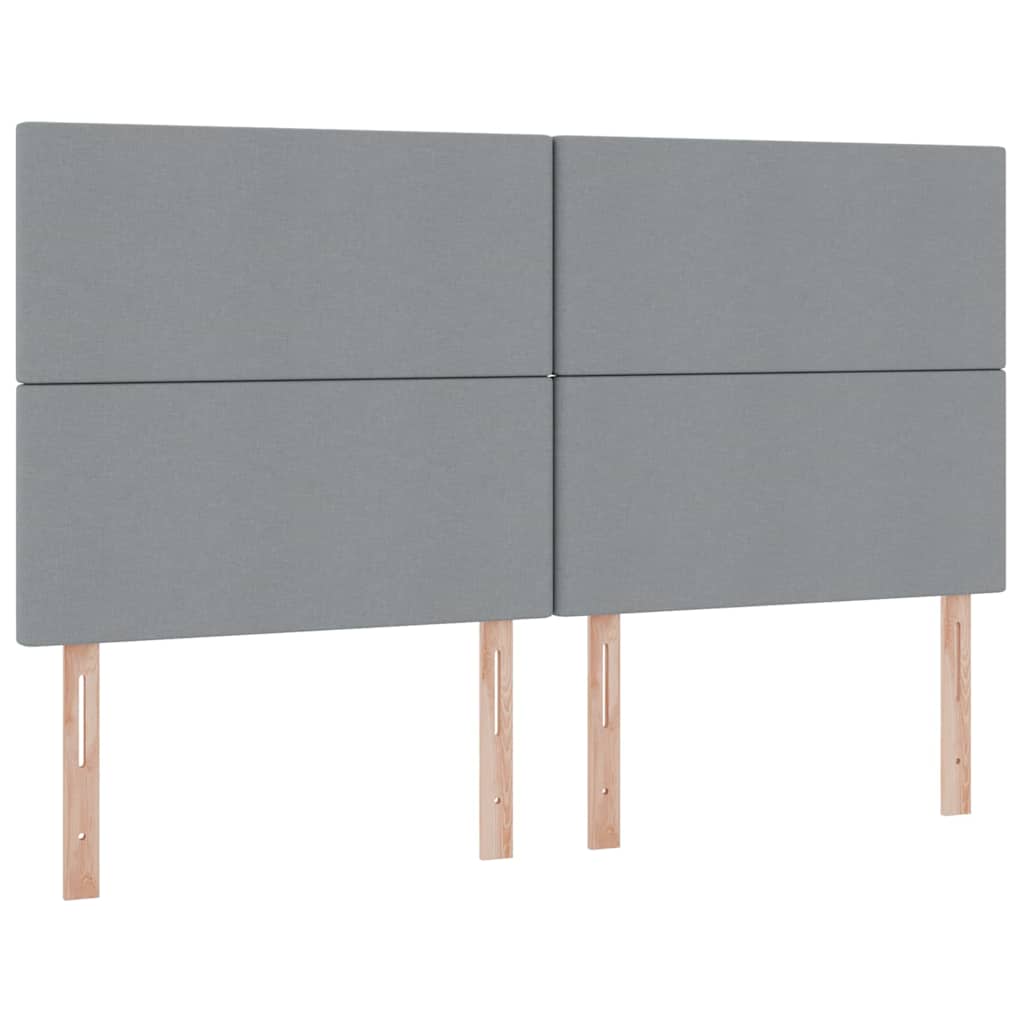 Lit de Rangement Gris clair 200 x 200 cm Cuir synthétique - XIOS