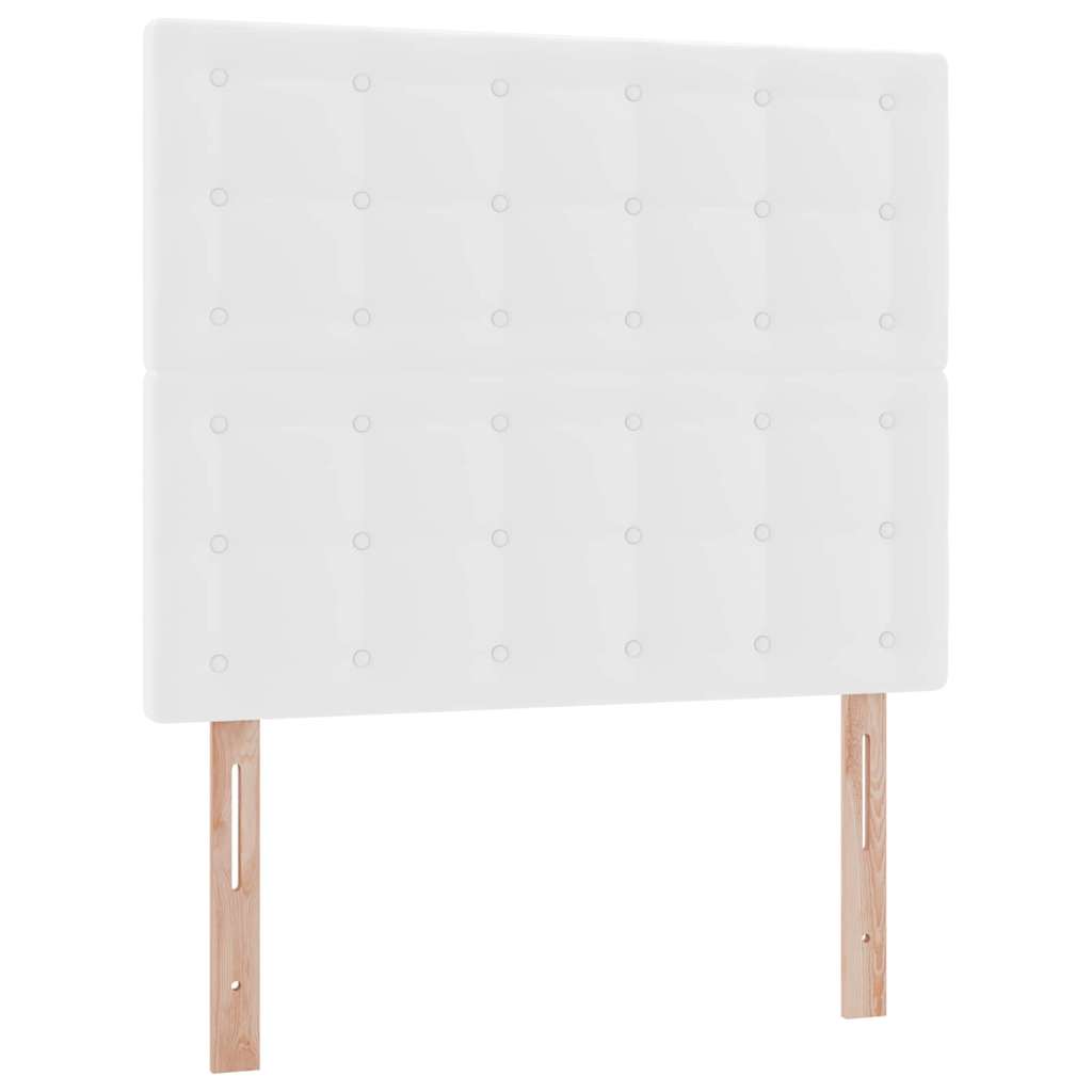 Lit avec des lumières à LED Blanc pur 120 x 200 cm PVC - XIOS