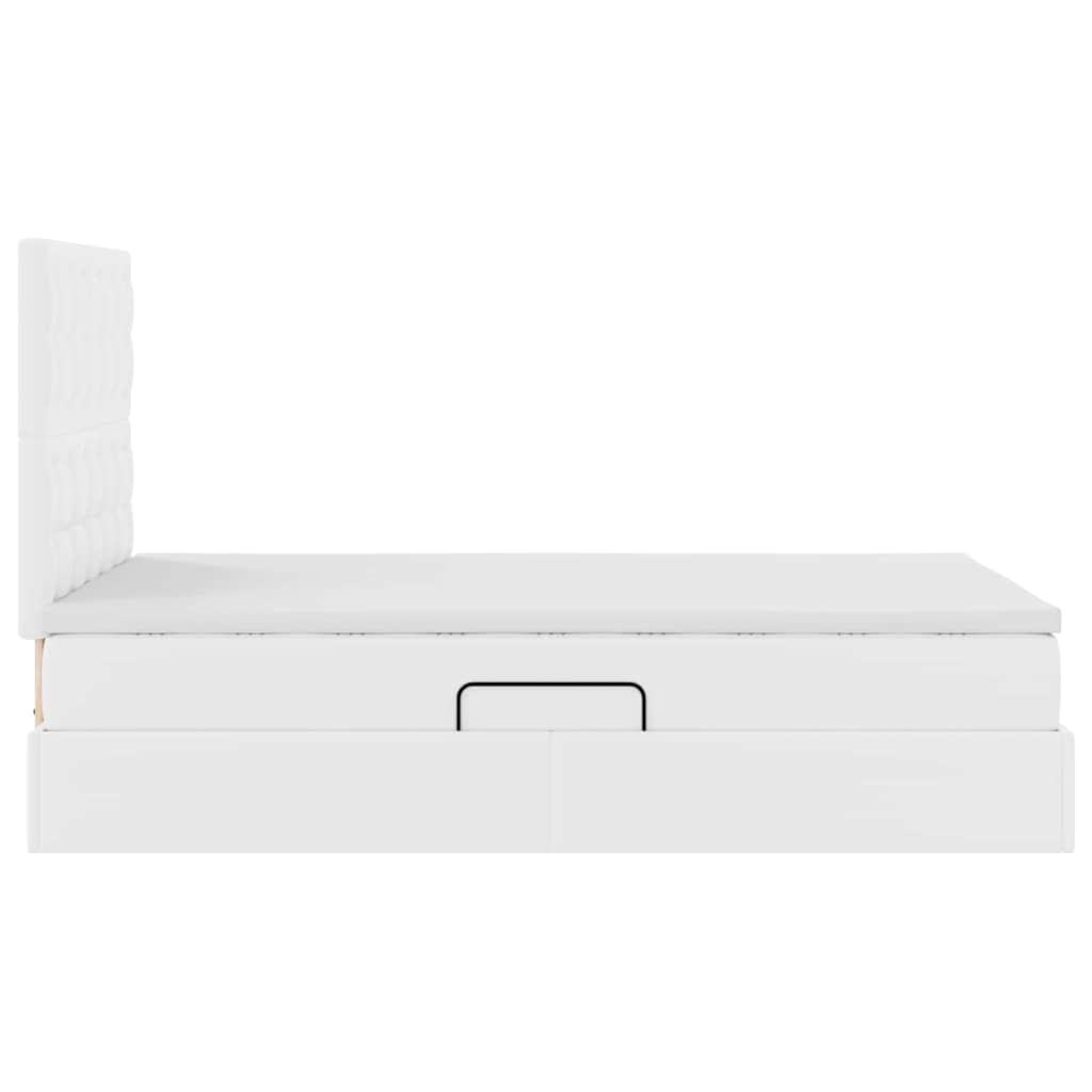 Lit avec des lumières à LED Blanc pur 120 x 200 cm PVC - XIOS