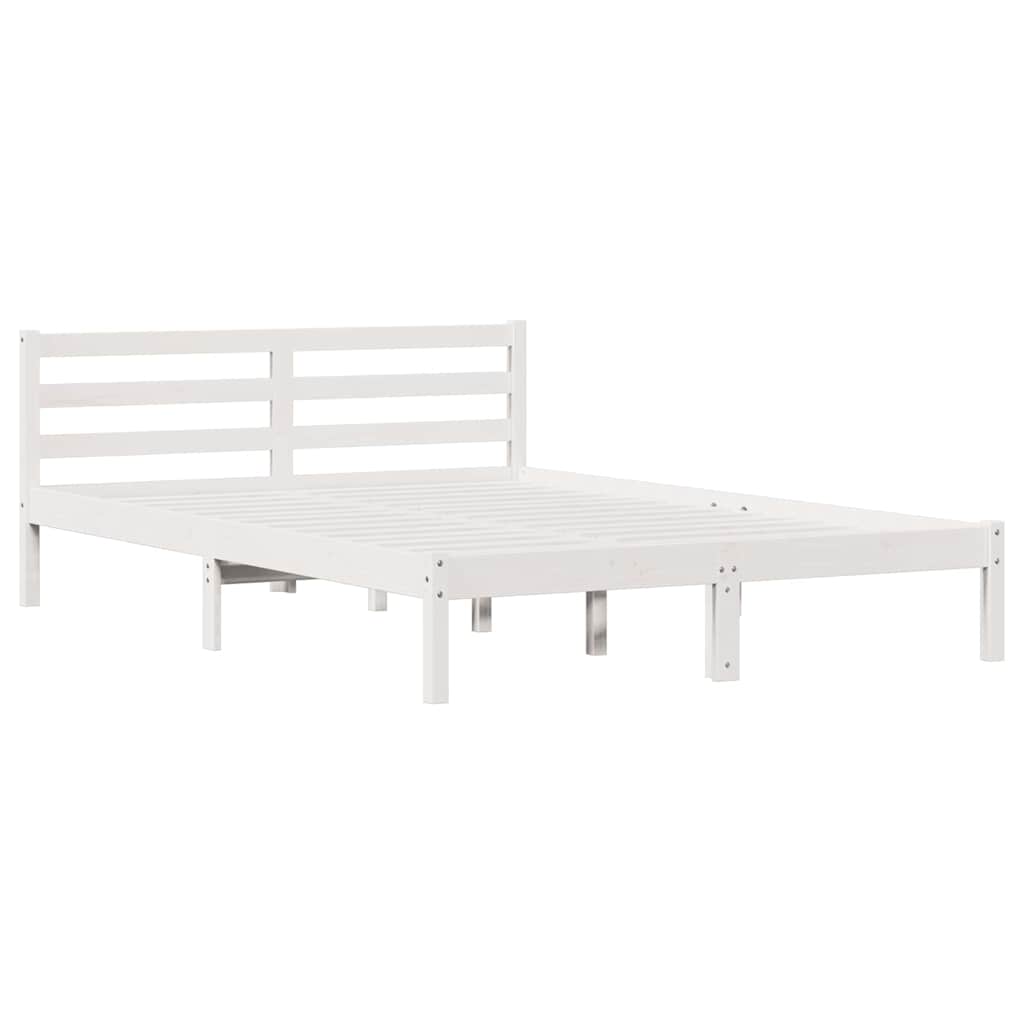 Cadre de lit Blanc 208.6 x 157.6 x 69.4 cm Pin massif - XIOS