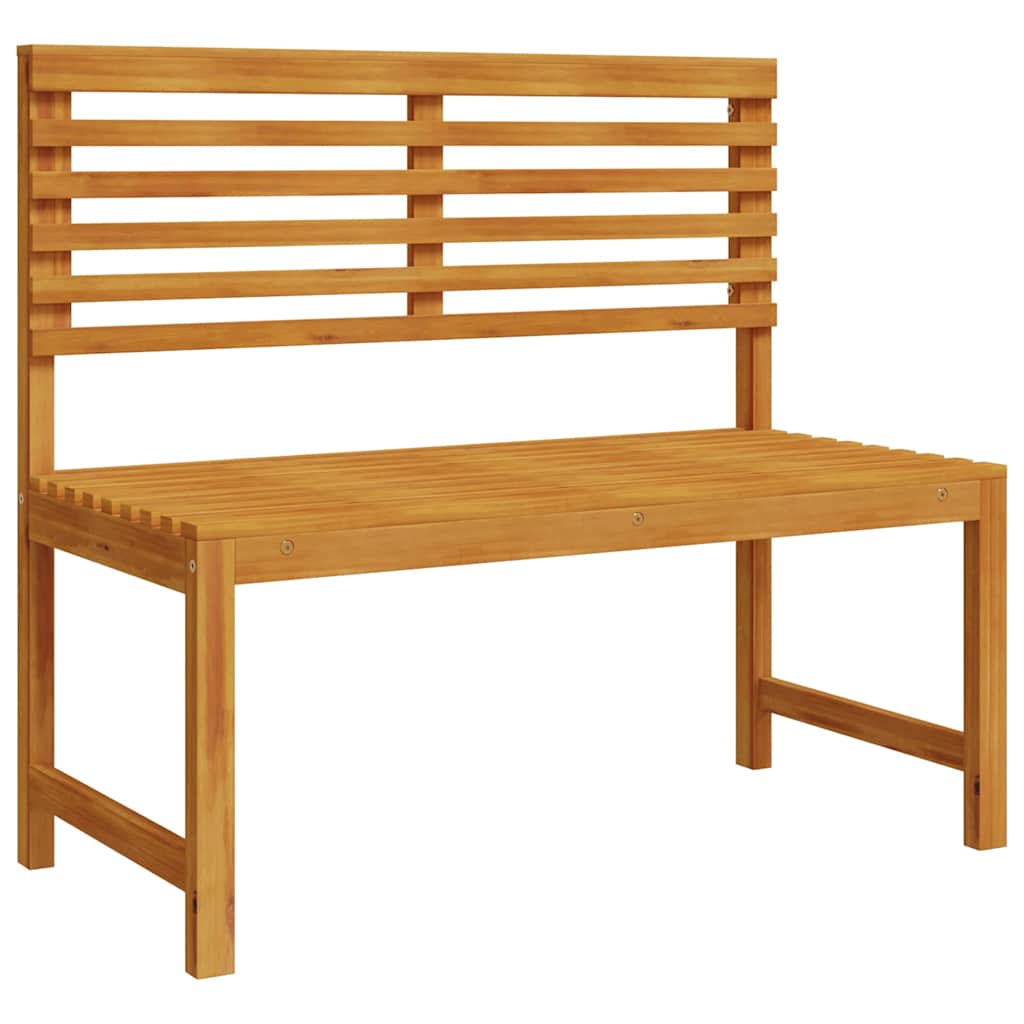 Ensemble de banc de jardin 5 pcs Marron Bois d'Acacia Massif