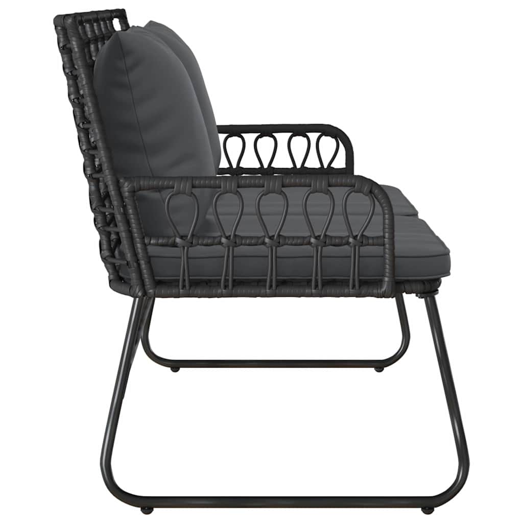 Banc de jardin Noir et anthracite polyrotin - XIOS