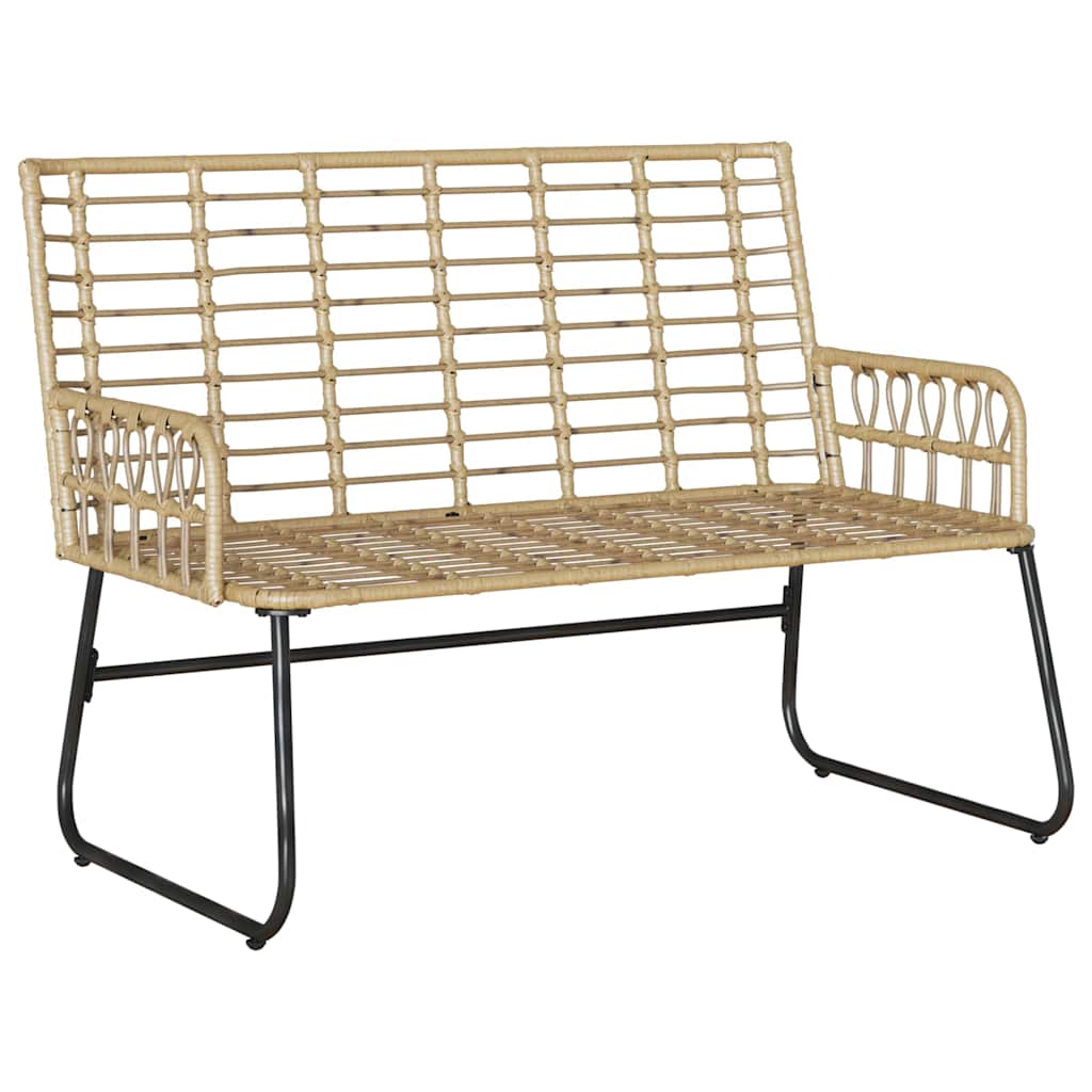 Banc de jardin Marron et Crème polyrotin - XIOS
