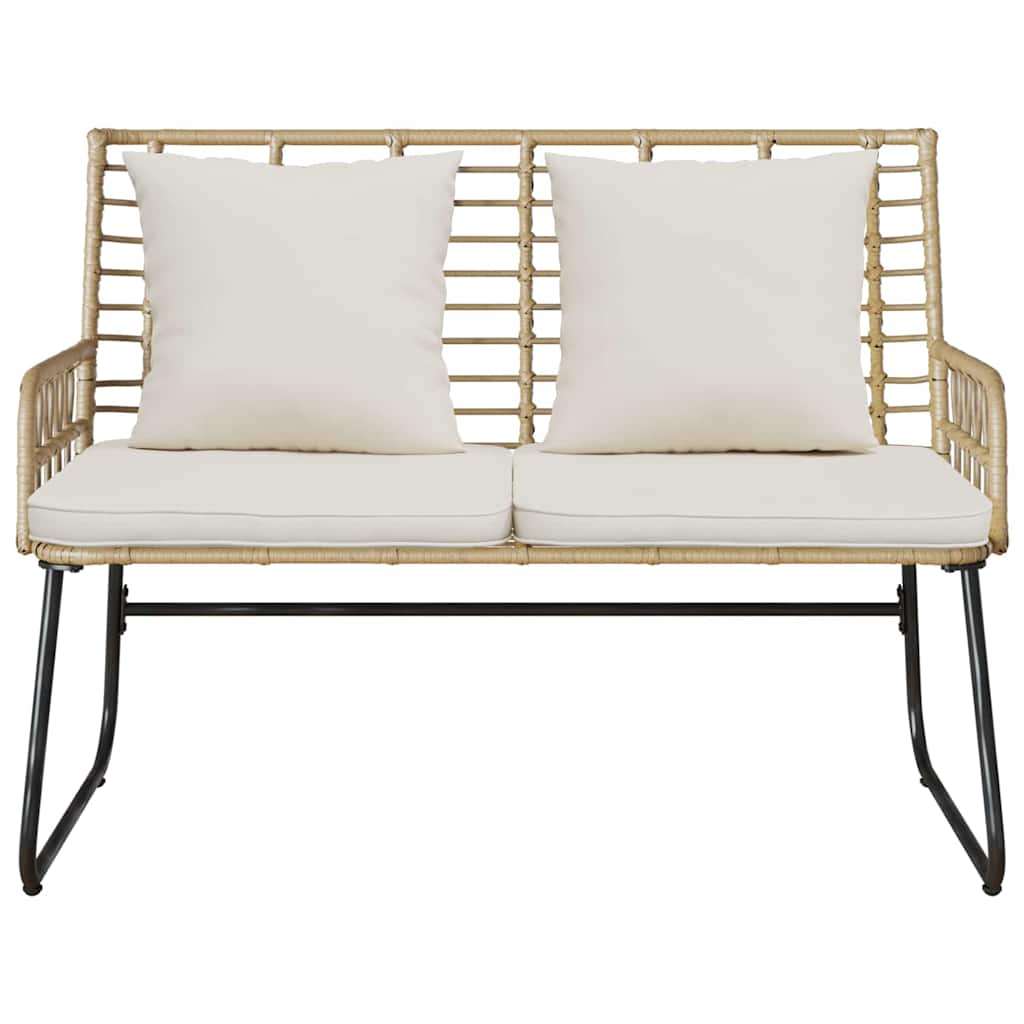 Banc de jardin Marron et Crème polyrotin - XIOS