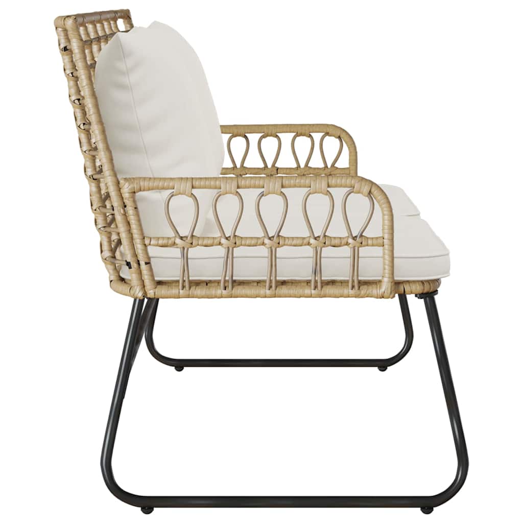 Banc de jardin Marron et Crème polyrotin - XIOS