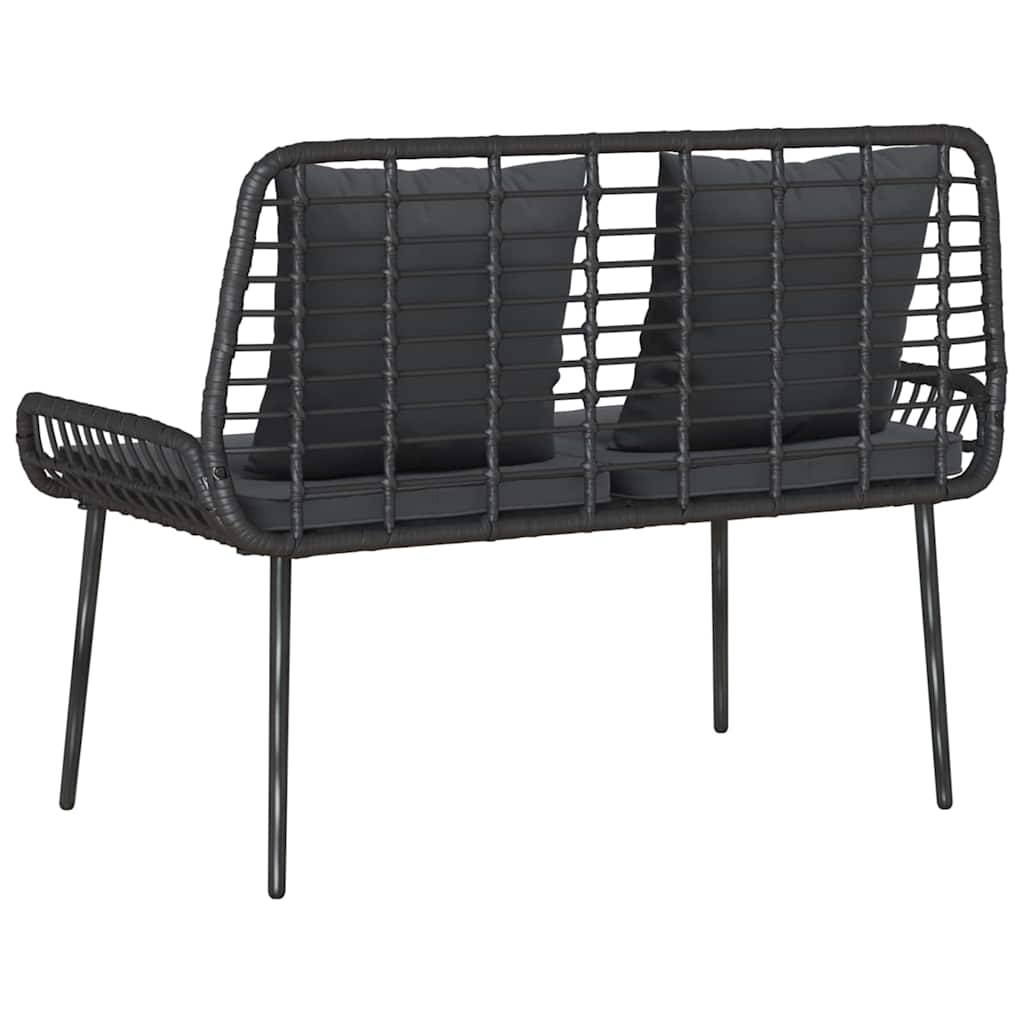 Banc de jardin Noir et anthracite polyrotin - XIOS