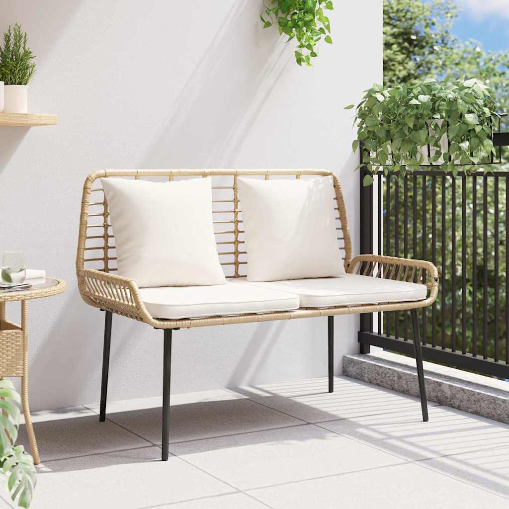 Banc de jardin Marron et Crème polyrotin - XIOS