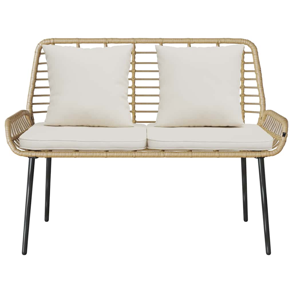 Banc de jardin Marron et Crème polyrotin - XIOS