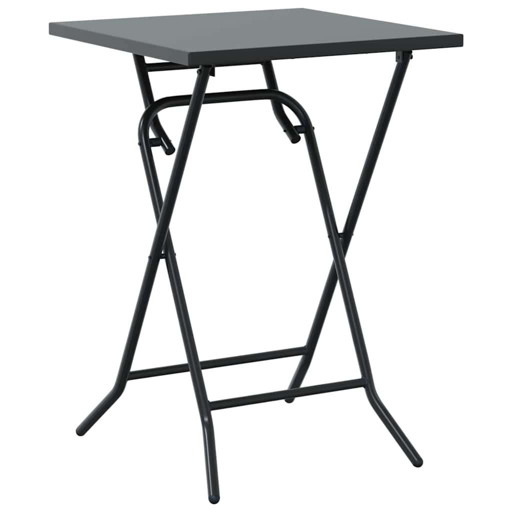 Ensemble bistro de jardin 3 pcs Anthracite Acier - XIOS
