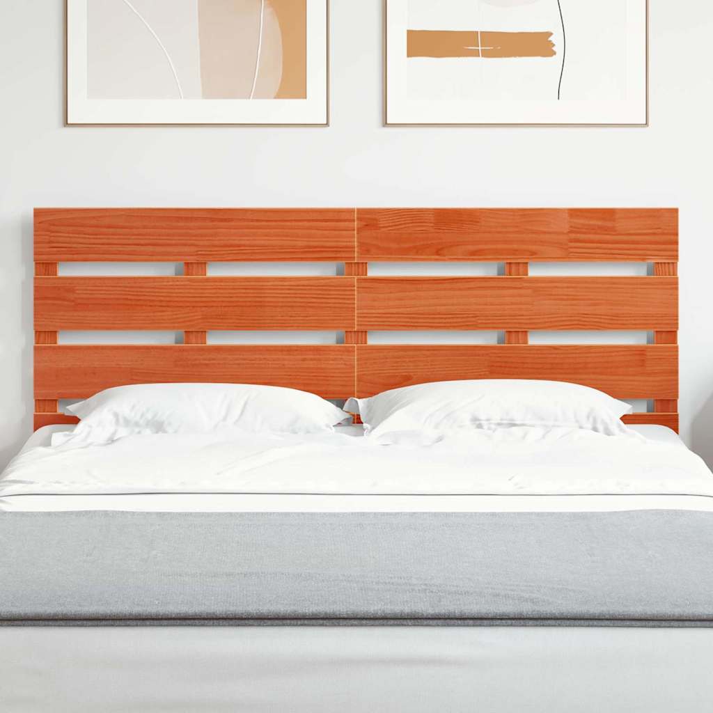 Tête de lit Marron 140.5 x 3 x 80 cm Bois massif en pin - XIOS