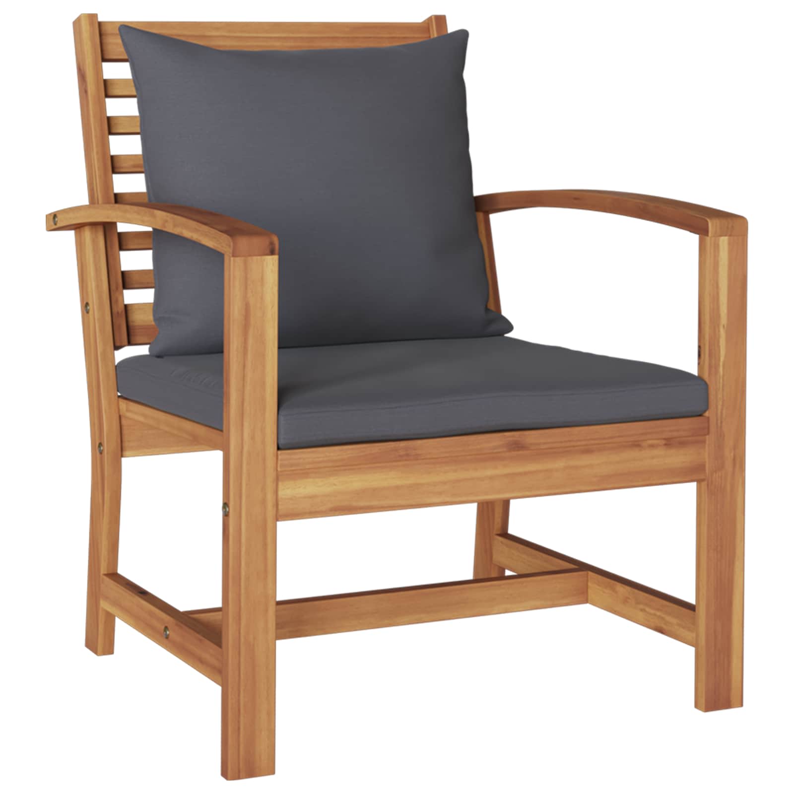 Ensemble de canapé de jardin 4 pcs Naturel Bois de teck massif - XIOS