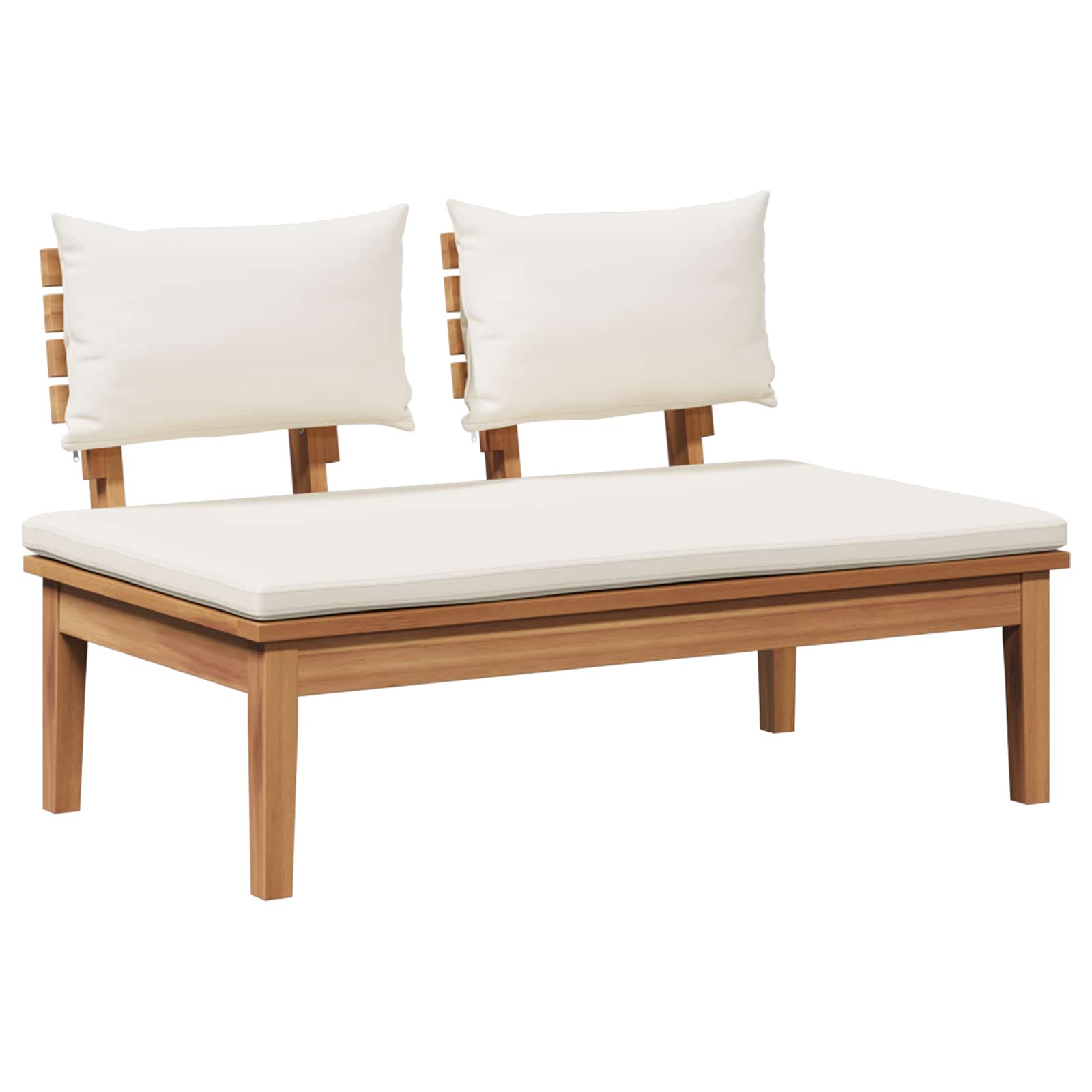 Ensemble de canapé de jardin 4 pcs Marron et Crème - XIOS
