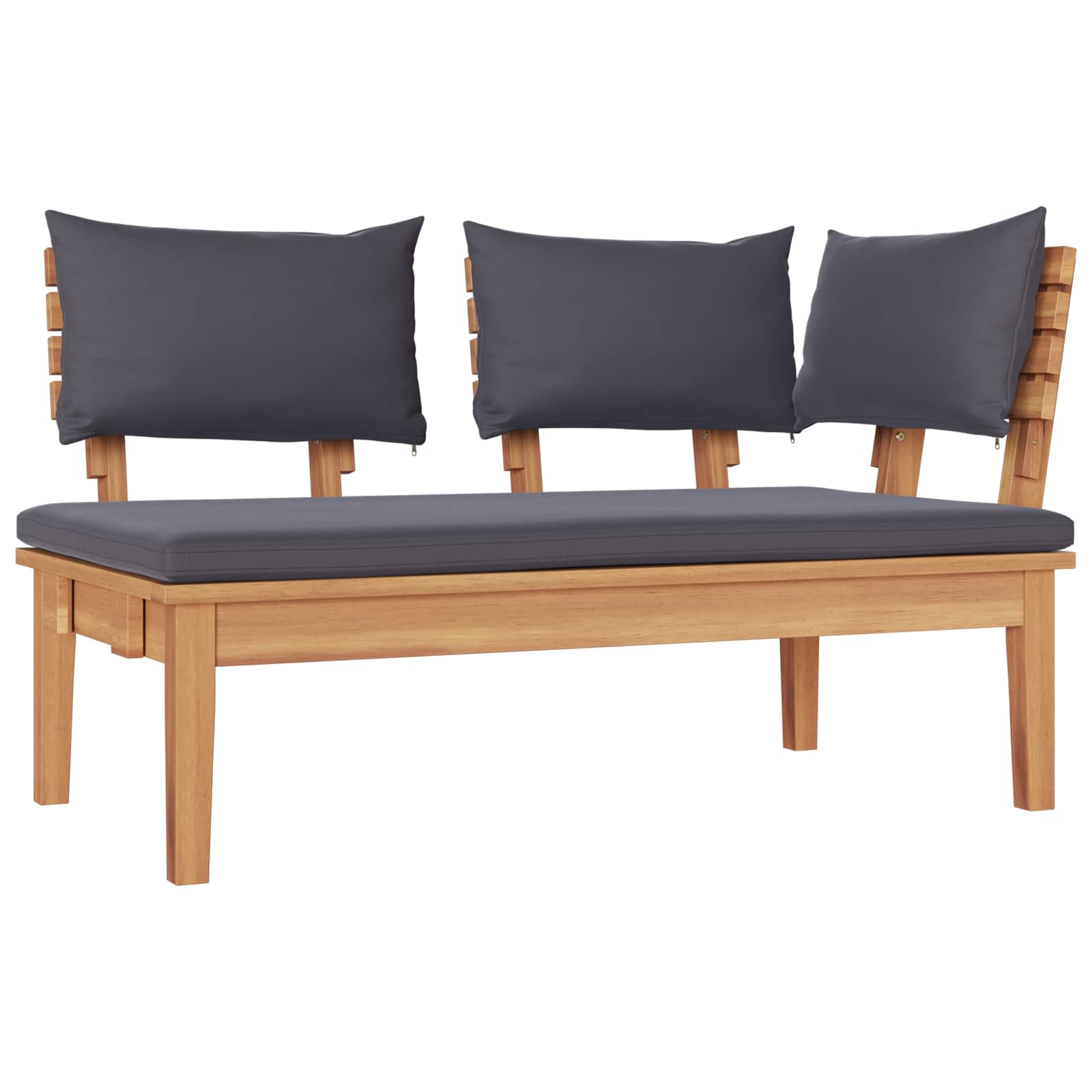 Ensemble de canapé de jardin 4 pcs Marron et gris - XIOS