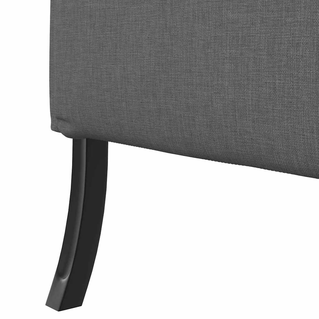 Canapé à Haut Dossier Gris foncé 109 x 56 x 121 cm tissu - XIOS