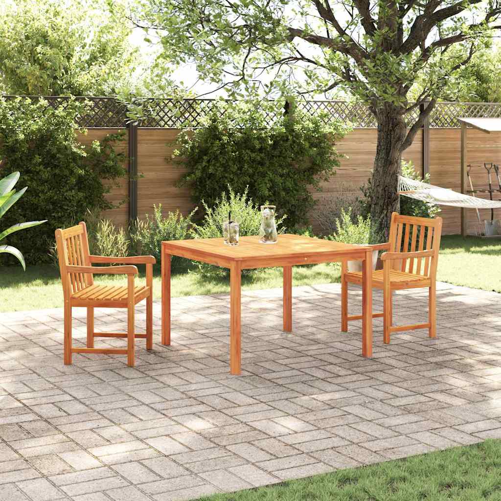 Ensemble de salle à manger pour jardin 3 pcs Marron - XIOS