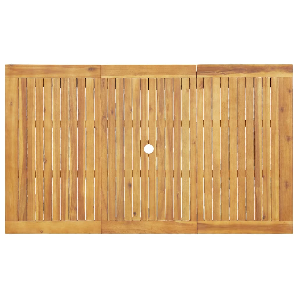 Ensemble de salle à manger pour jardin 7 pcs Marron - XIOS