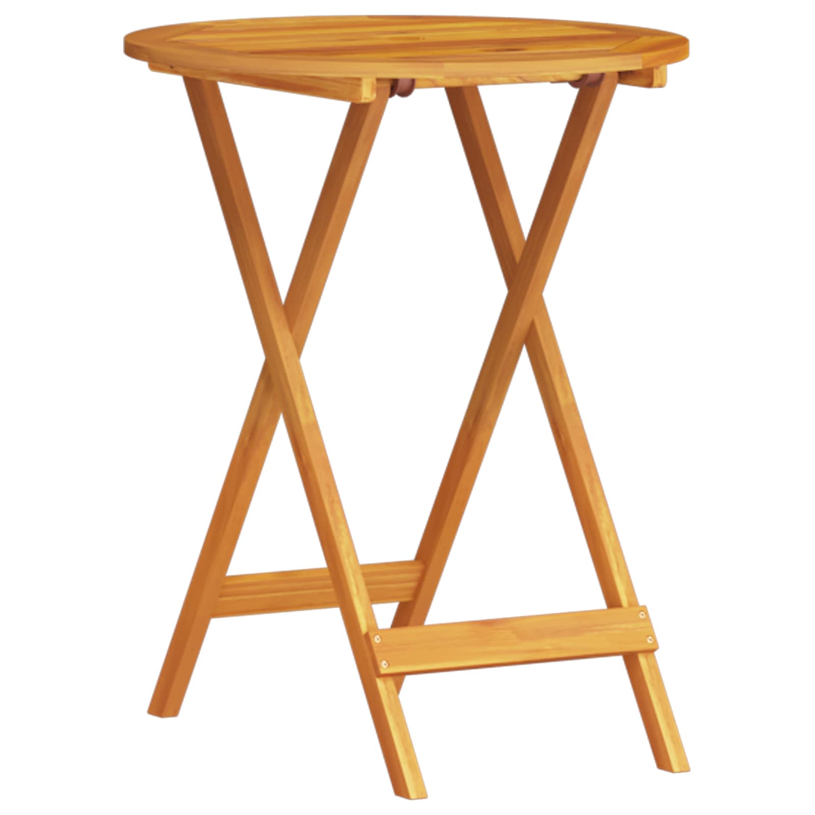 Ensemble bistro pliant 3 pcs Marron Bois d'Acacia Massif - XIOS