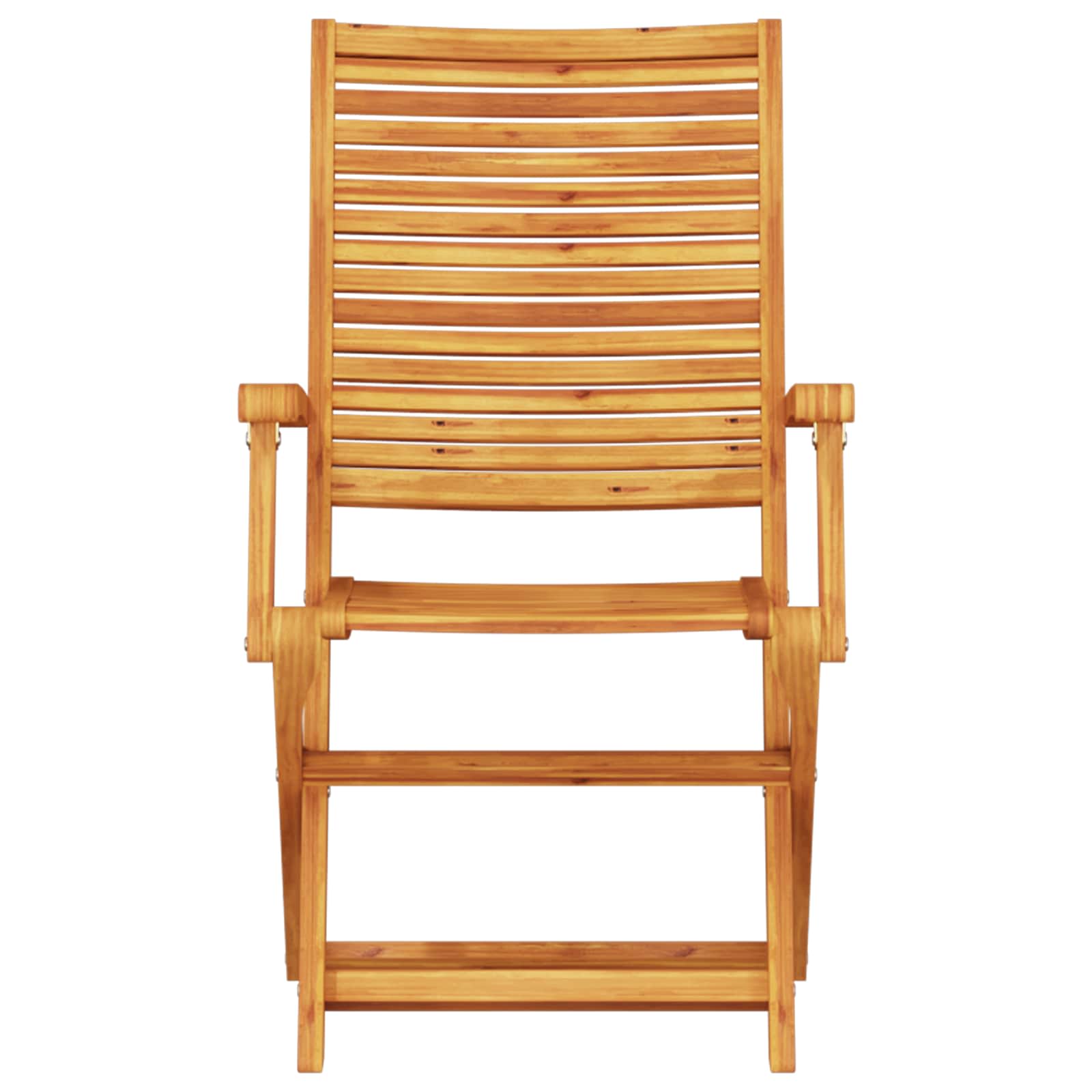 Ensemble bistro pliant 3 pcs Marron Bois d'Acacia Massif - XIOS