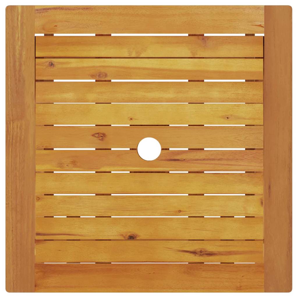 Ensemble bistro pliant 3 pcs Marron Bois d'Acacia Massif - XIOS