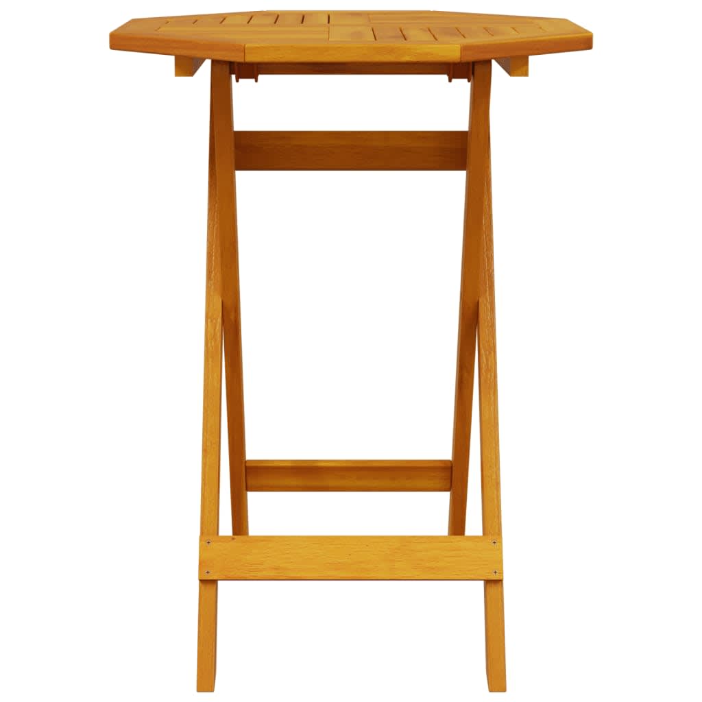 Ensemble bistro pliant 3 pcs Marron Bois d'Acacia Massif - XIOS