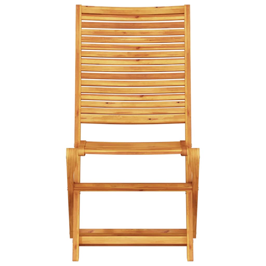 Ensemble bistro pliant 3 pcs Marron Bois d'Acacia Massif - XIOS