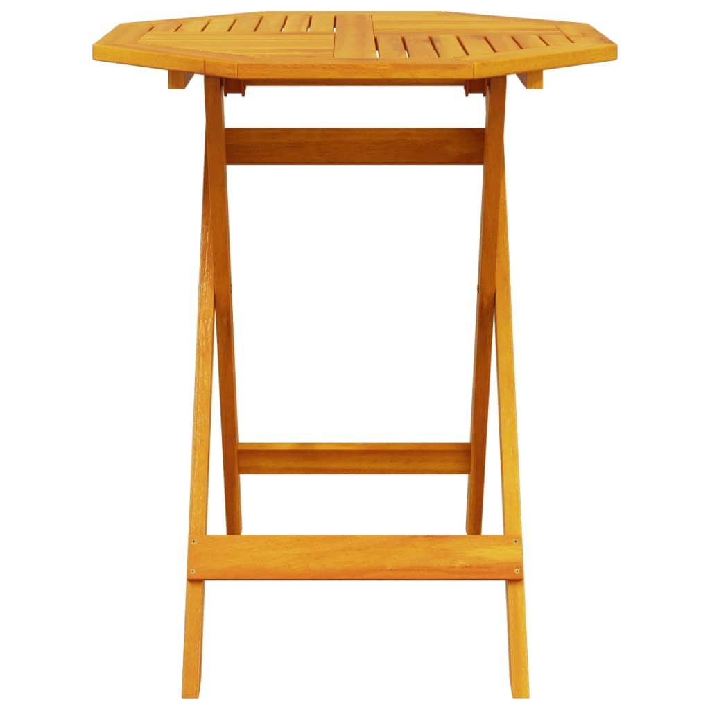 Ensemble bistro pliant 3 pcs Marron Bois d'Acacia Massif - XIOS