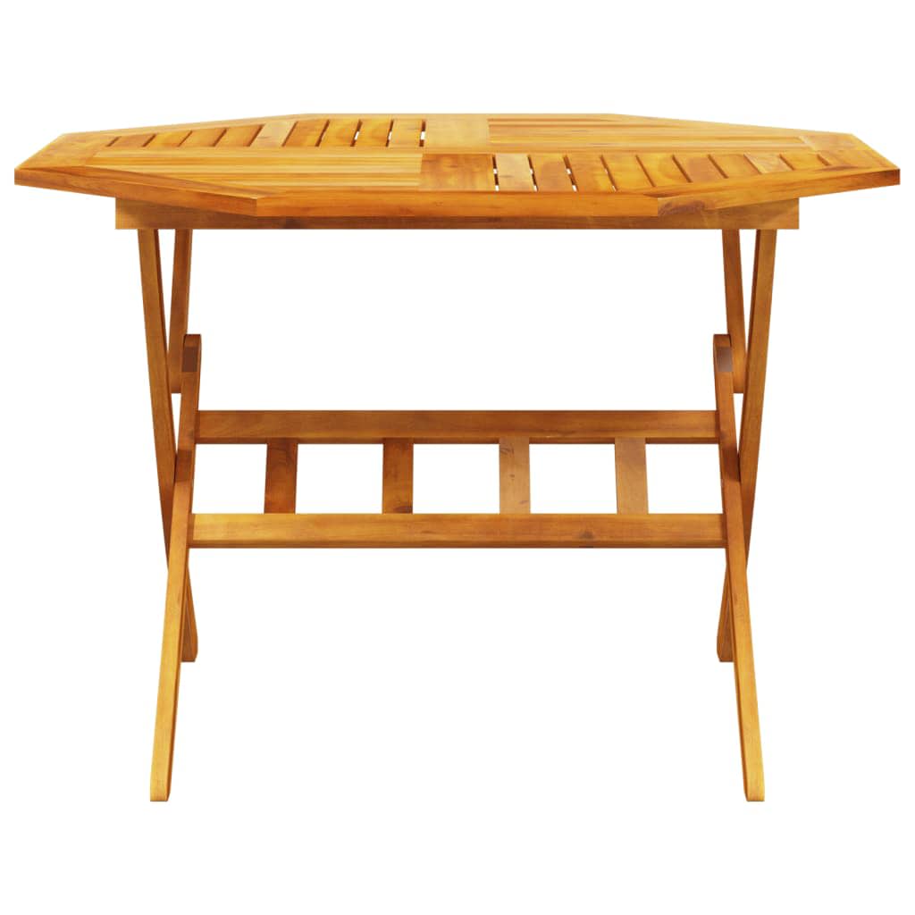Ensemble de salle à manger pour jardin 5 pcs Marron - XIOS