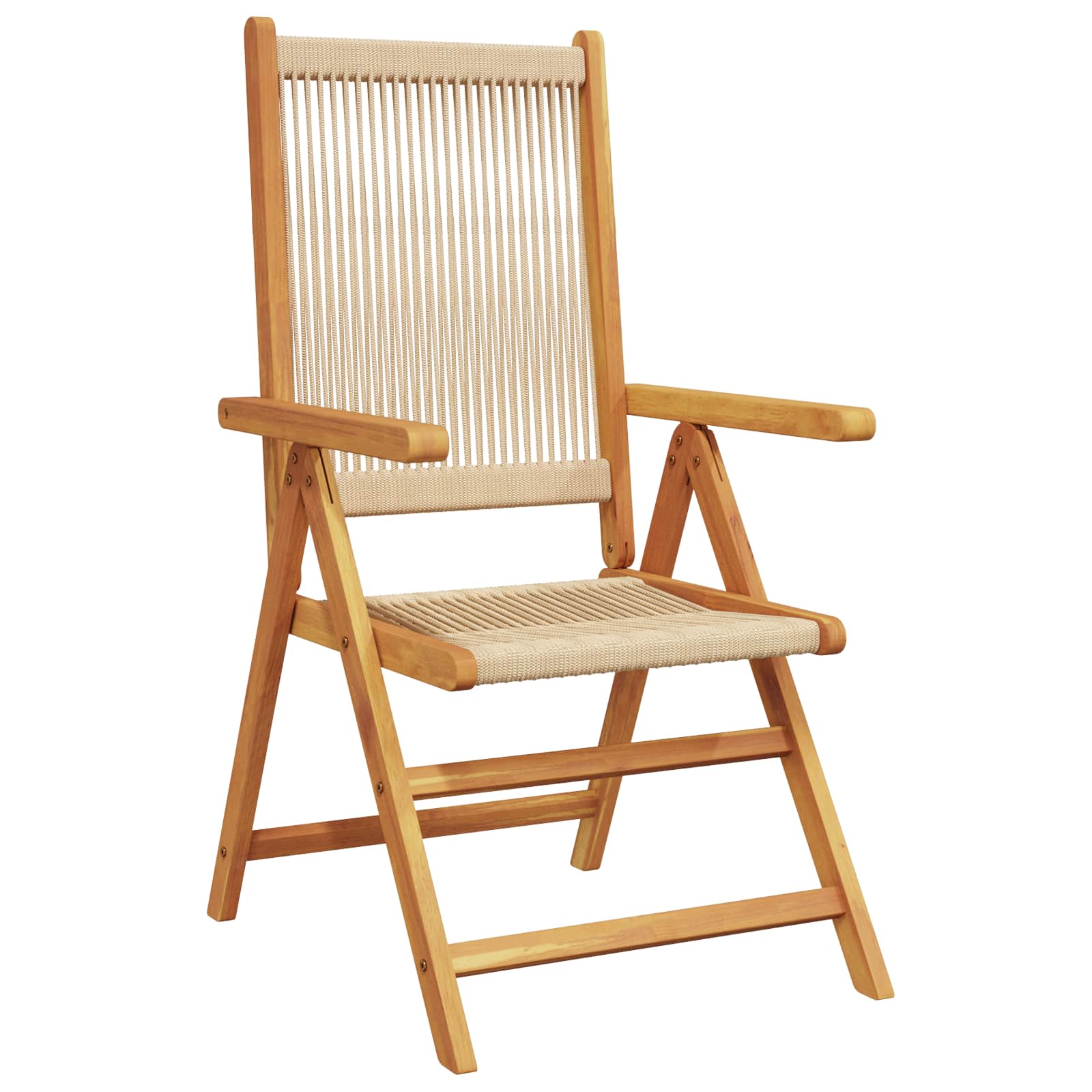 Ensemble de salle à manger pour jardin 5 pc Beige