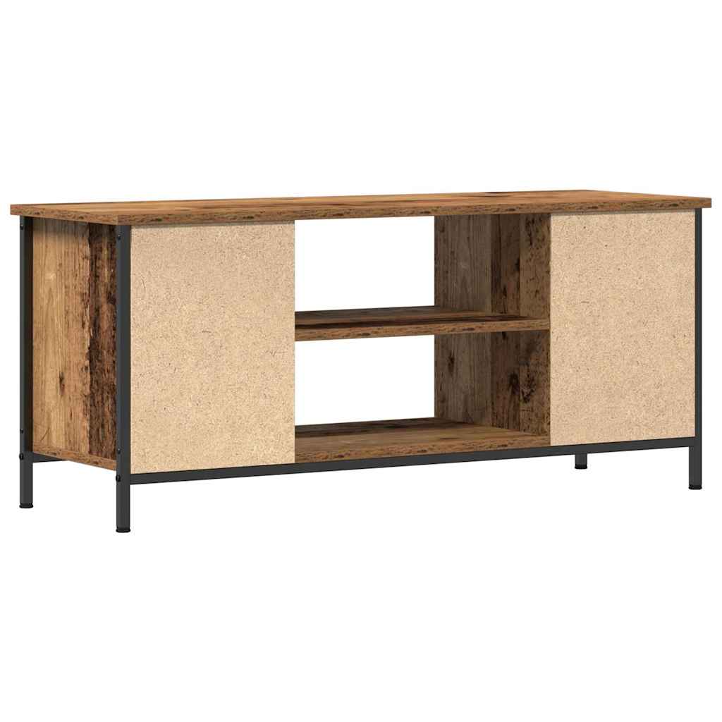 Meuble TV Bois ancien 102 x 35 x 45 cm Bois d'ingénierie - XIOS
