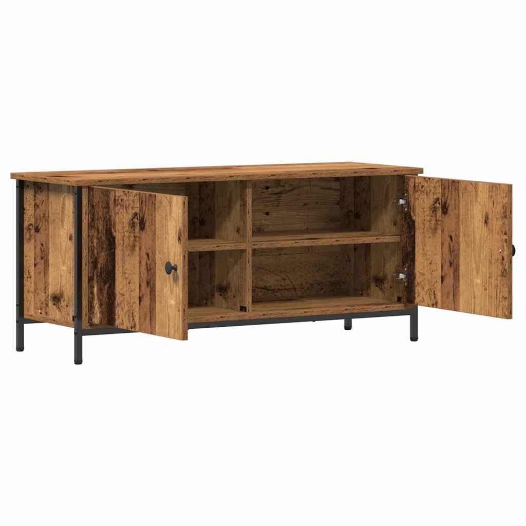 Meuble TV Bois ancien 100 x 35 x 45 cm Bois d'ingénierie - XIOS
