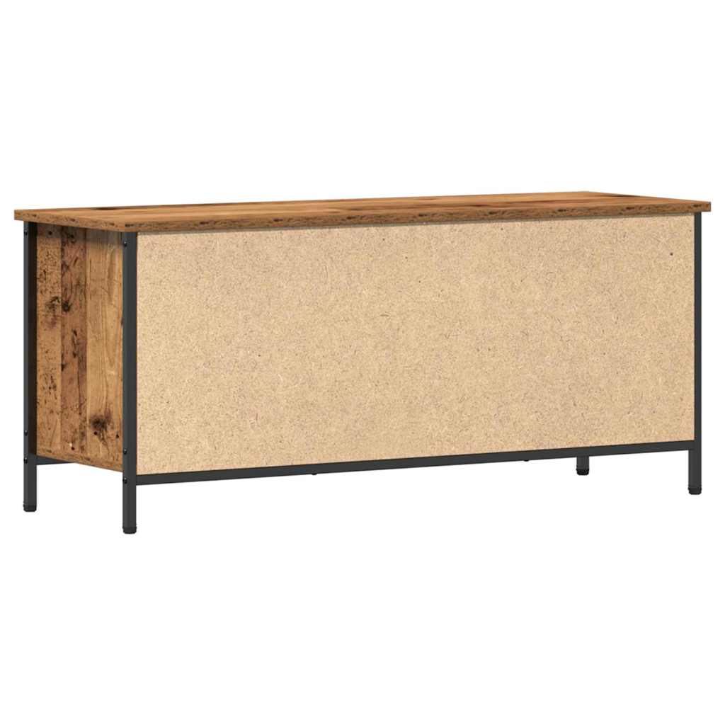 Meuble TV Bois ancien 100 x 35 x 45 cm Bois d'ingénierie - XIOS